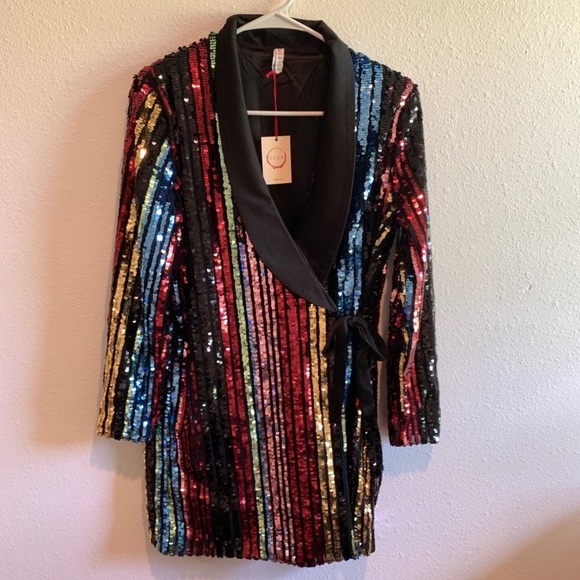 Sequin Blazer dress - Picture 7 of 7